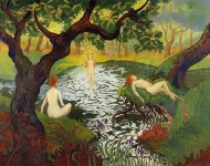 Paul Ranson - Three Bathers with Irises